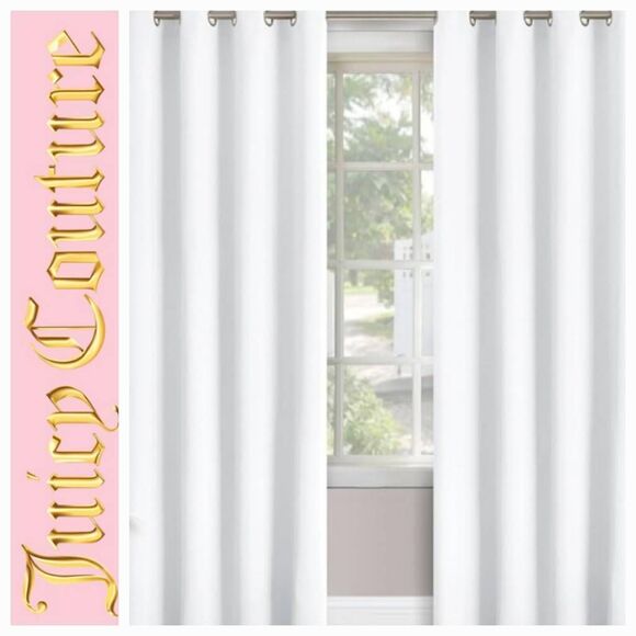 Juicy Couture Home Textured Two Window Panels w/Grommets - Picture 1 of 6